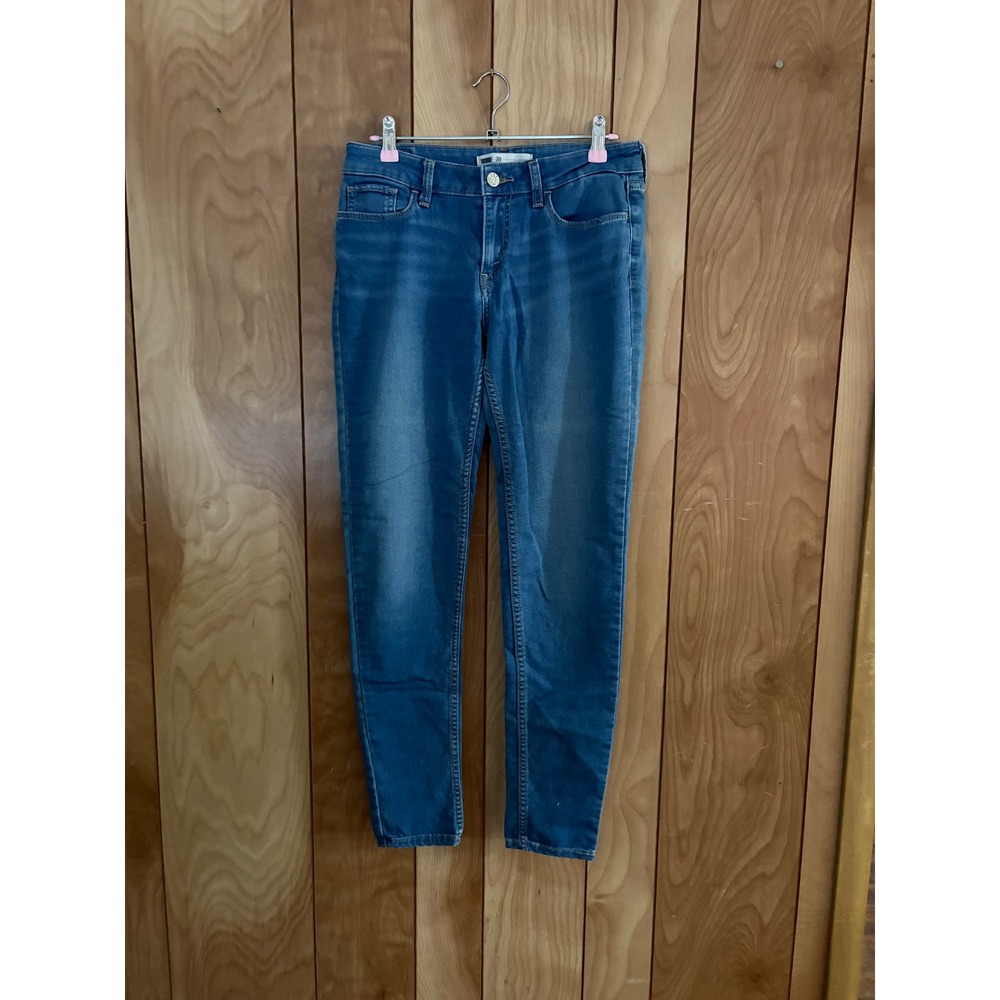 Levis Women Medium Wash Skinny Jeans Blue Denim Size 29 Stretch 5 Pocket